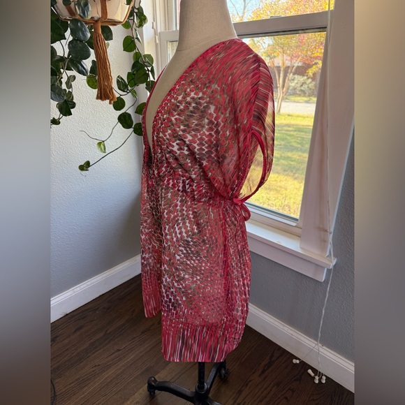 Becca‎ Printed Swim Cover Up Size M/L EUC - Picture 3 of 6